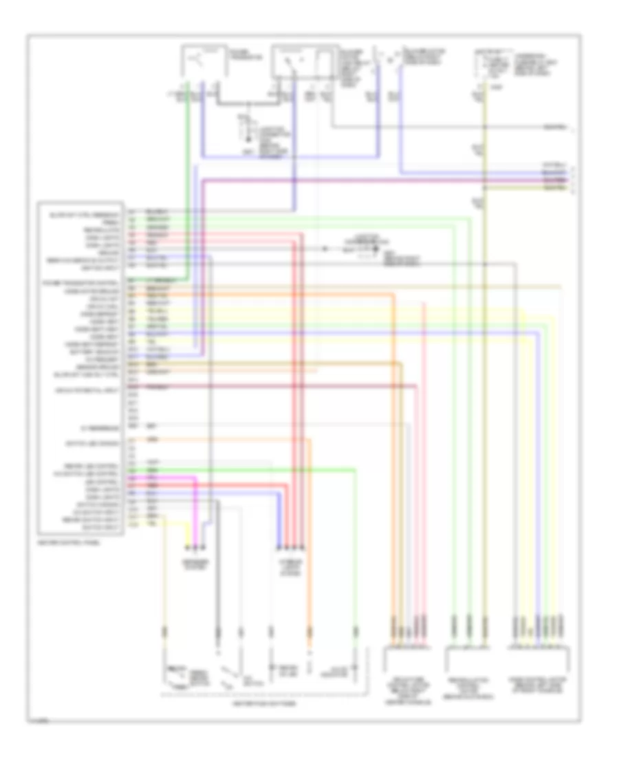 Manual A C Wiring Diagram 1 of 2 for Honda Civic GX 1999