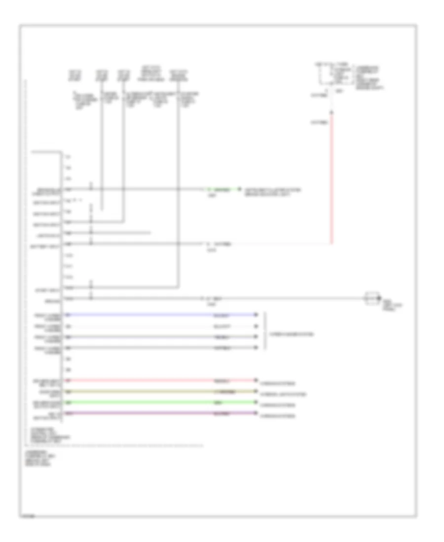 Integrated Control Unit Wiring Diagram for Honda Civic GX 1999