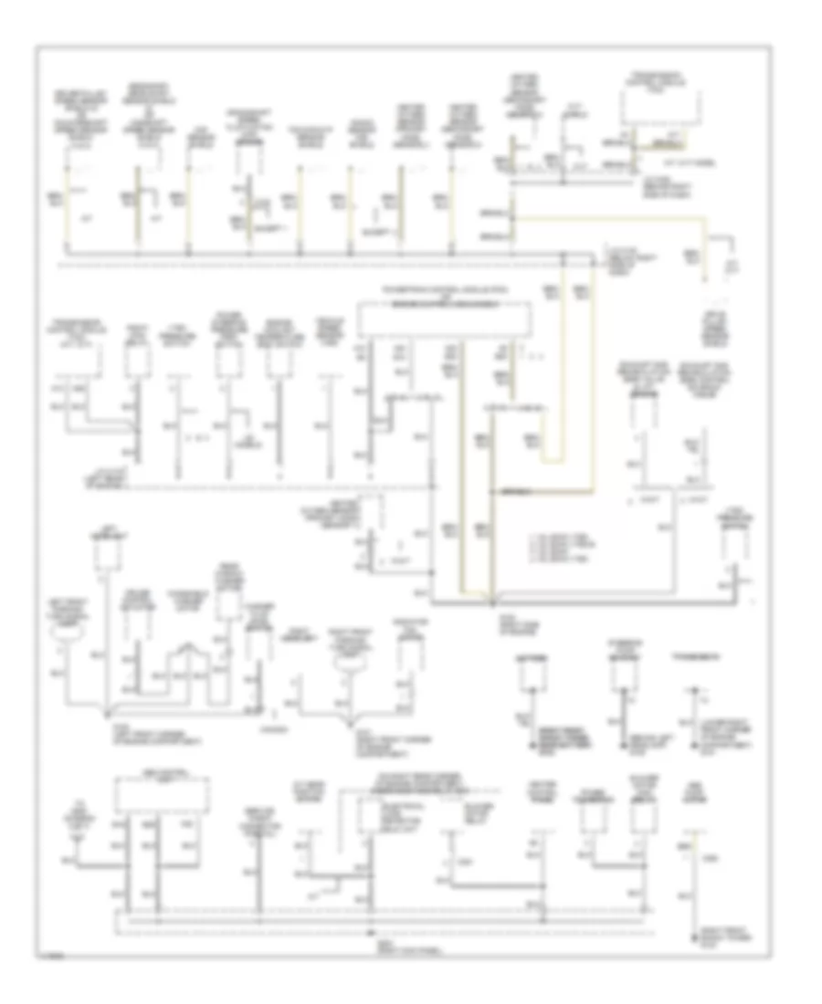 Ground Distribution Wiring Diagram 1 of 3 for Honda Civic GX 1999