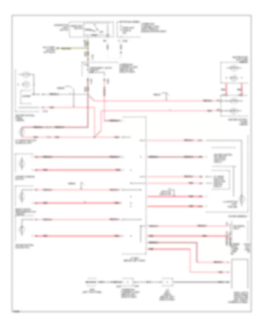 Instrument Illumination Wiring Diagram for Honda Civic GX 1999