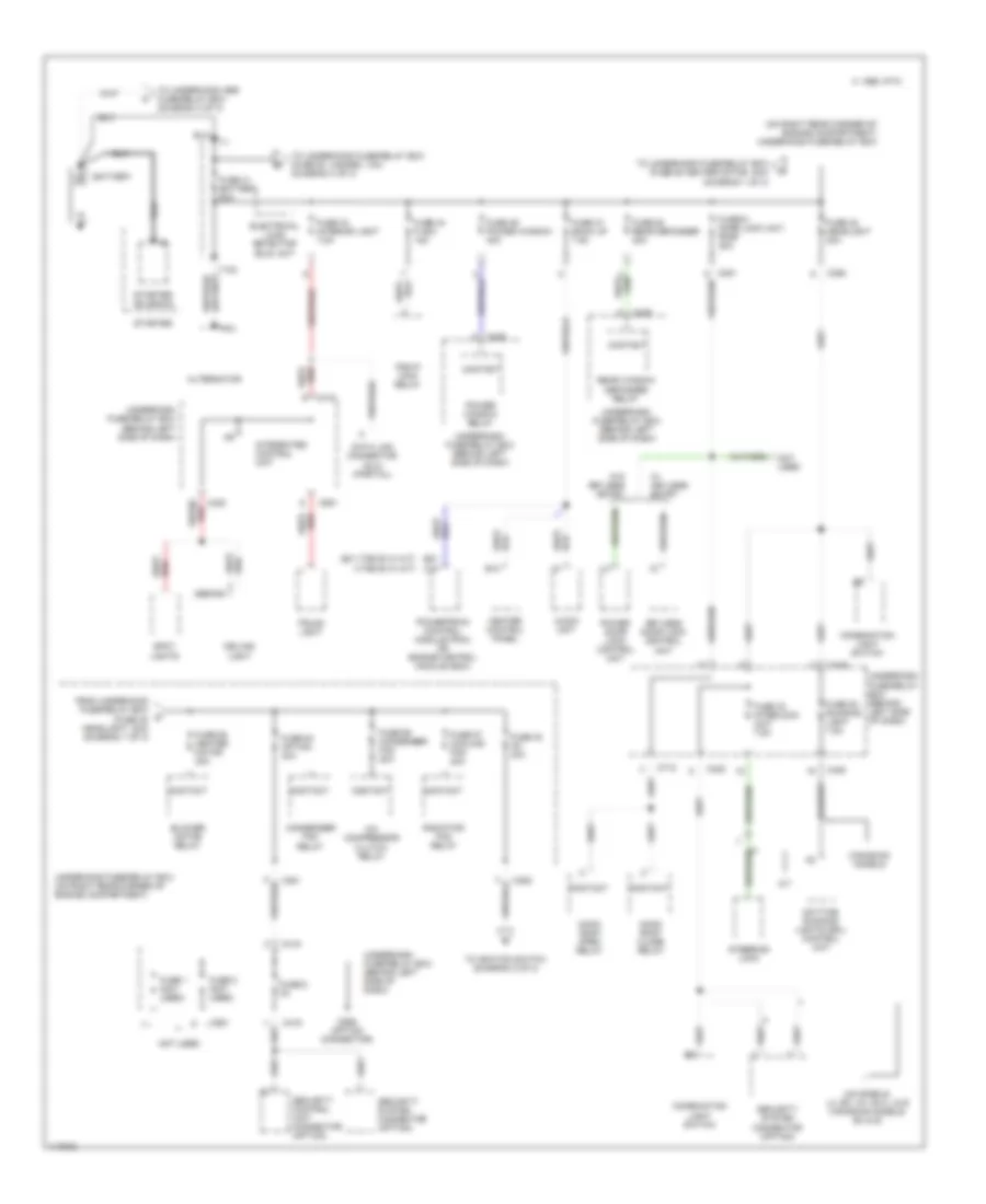 Power Distribution Wiring Diagram 1 of 3 for Honda Civic GX 1999