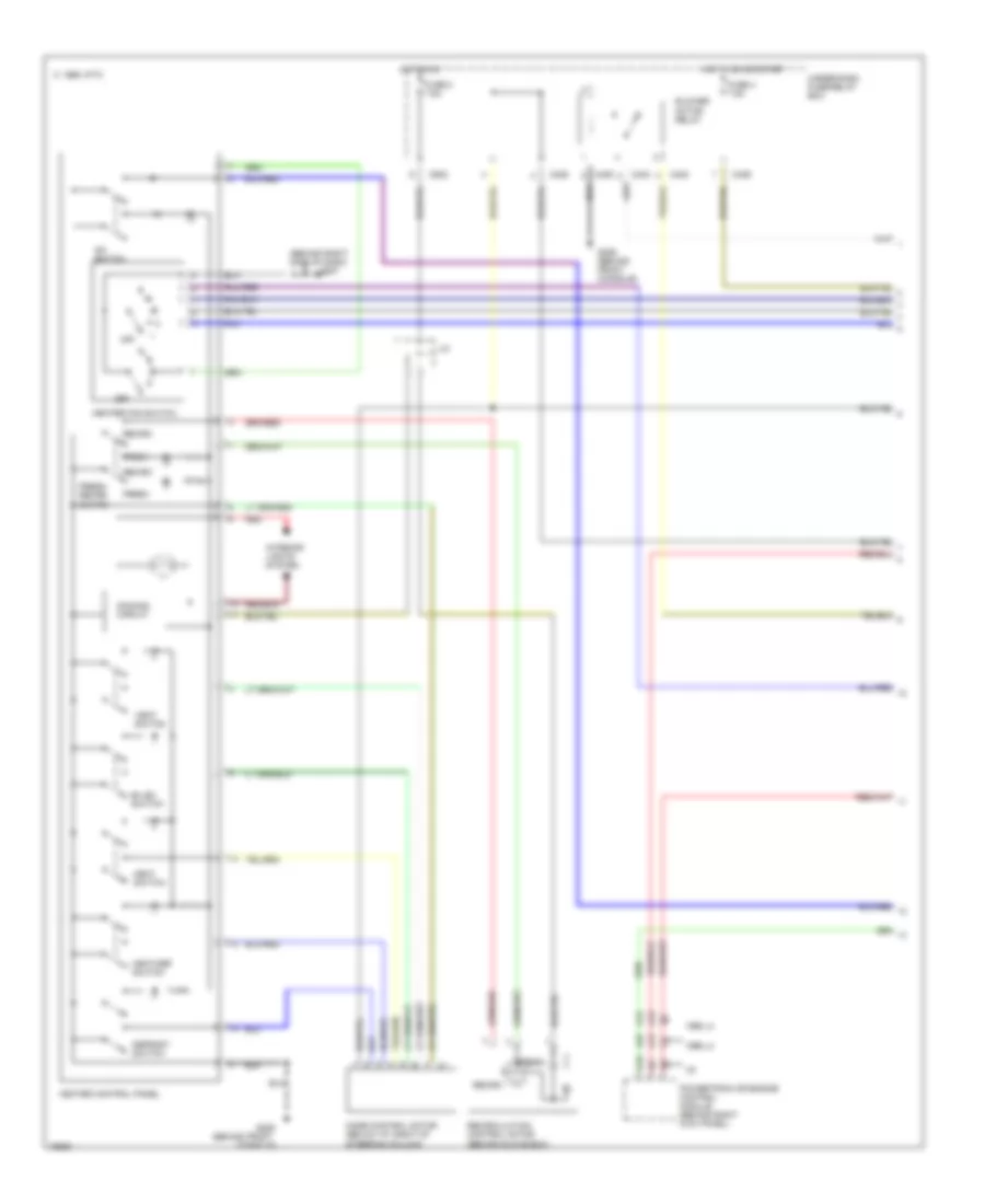 A C Wiring Diagram 1 of 2 for Honda Accord EX 1995