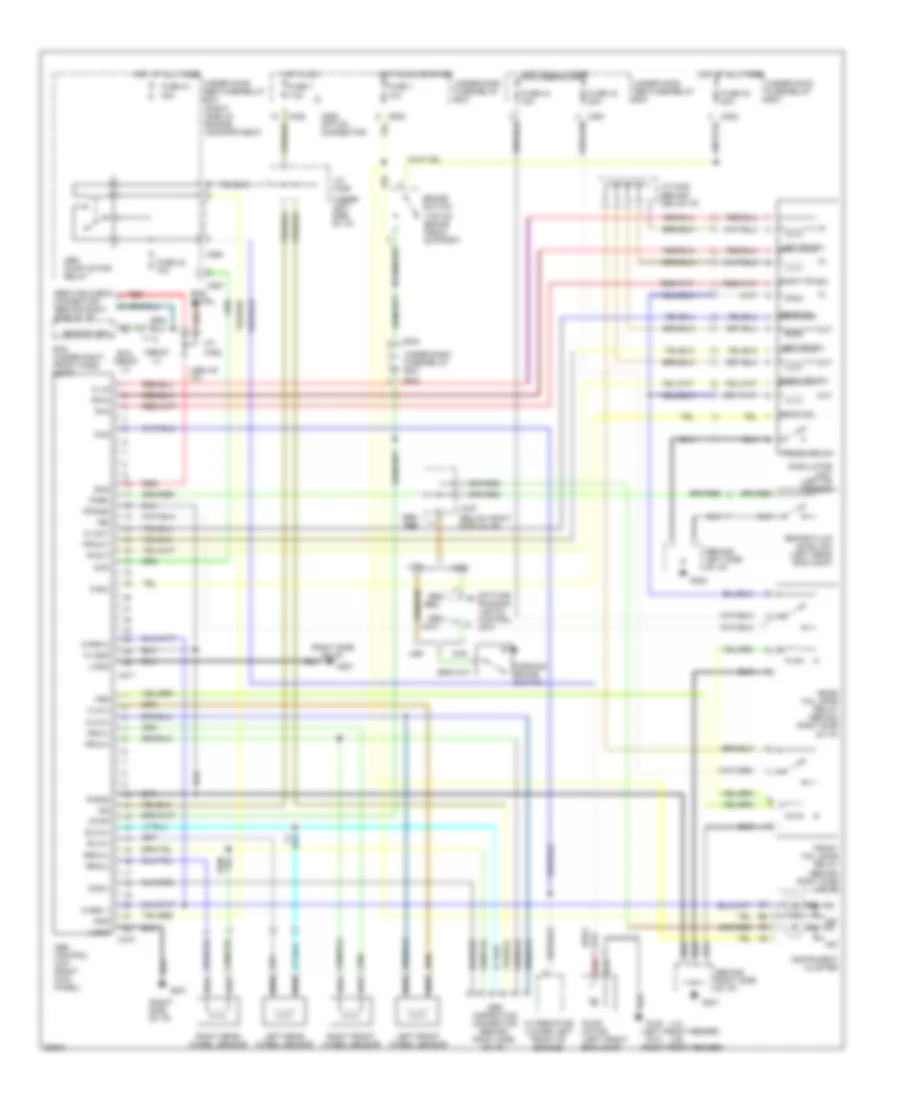 Anti-lock Brake Wiring Diagrams for Honda Accord EX 1995