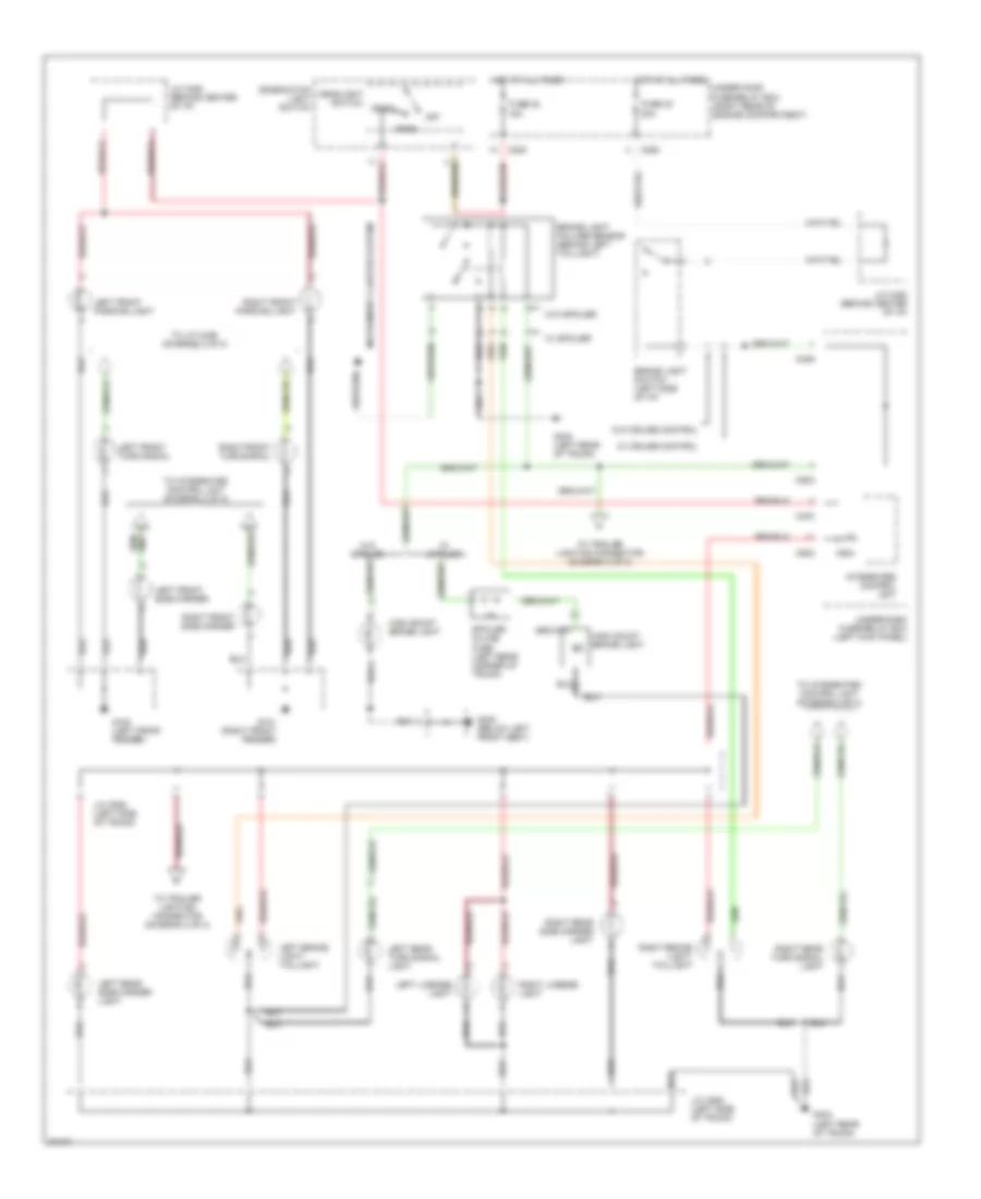 Exterior Light Wiring Diagram Coupe  Sedan 1 of 2 for Honda Accord EX 1995