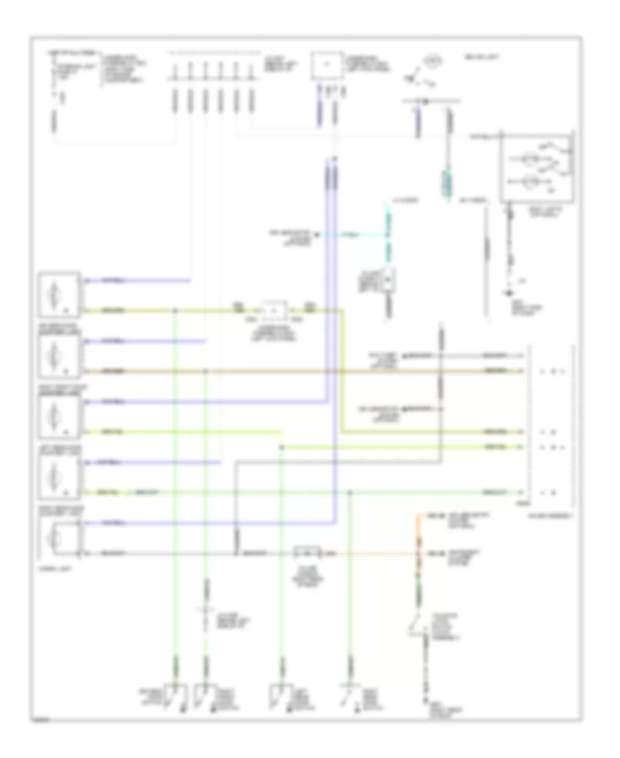 Courtesy Lamps Wiring Diagram Wagon for Honda Accord EX 1995