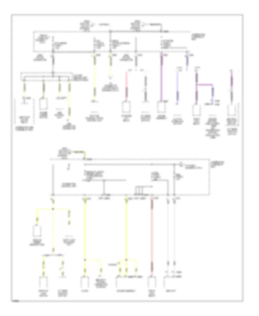 Power Distribution Wiring Diagram 3 of 4 for Honda Accord EX 1995