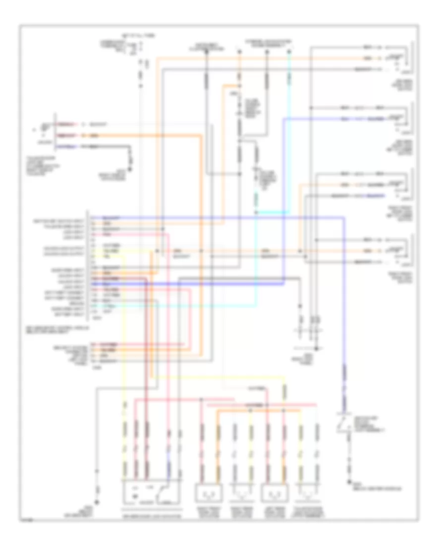 Power Door Lock Wiring Diagram with Keyless Entry for Honda Accord EX 1995