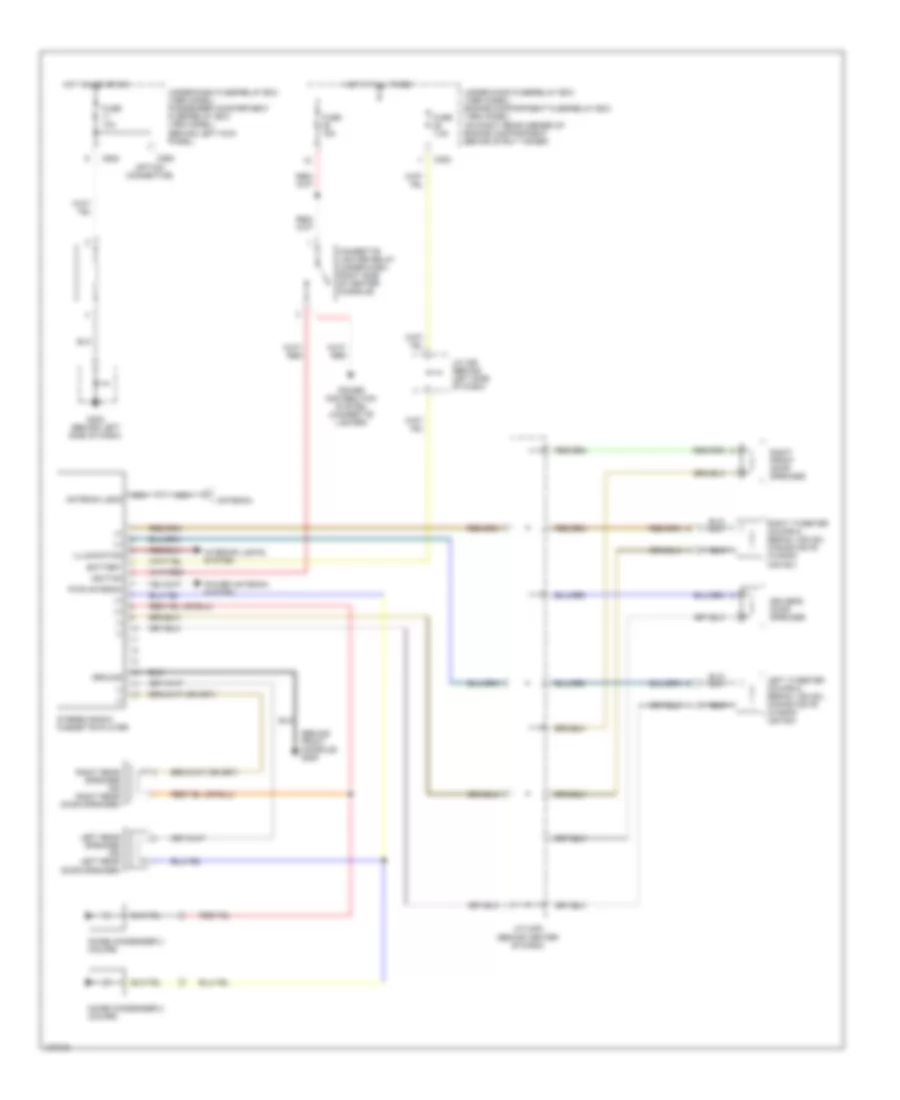 Radio Wiring Diagrams, Premium Radio for Honda Accord EX 1995