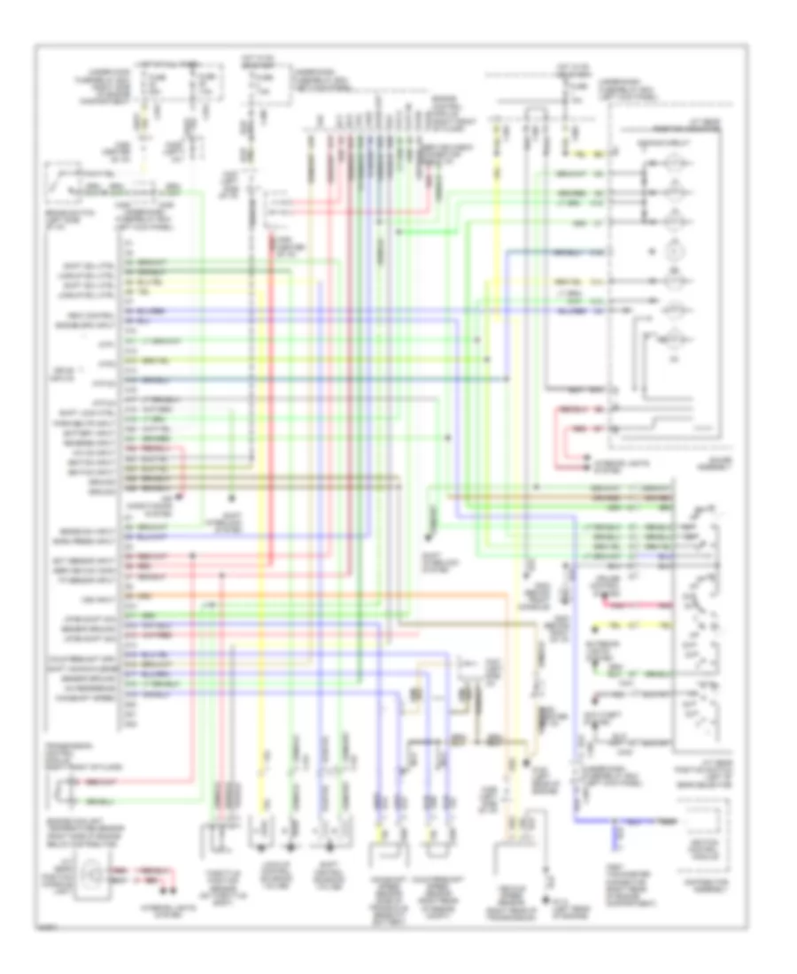 2 2L Transmission Wiring Diagram for Honda Accord EX 1995