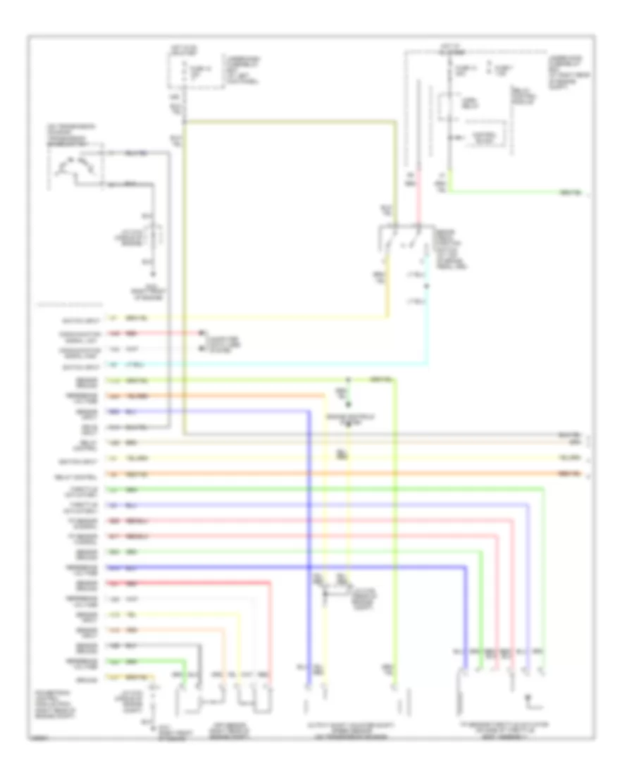 Cruise Control Wiring Diagram 1 of 2 for Honda Ridgeline RTL 2010