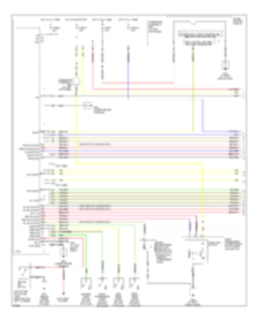 Power Door Locks Wiring Diagram 1 of 3 for Honda Ridgeline RTL 2010