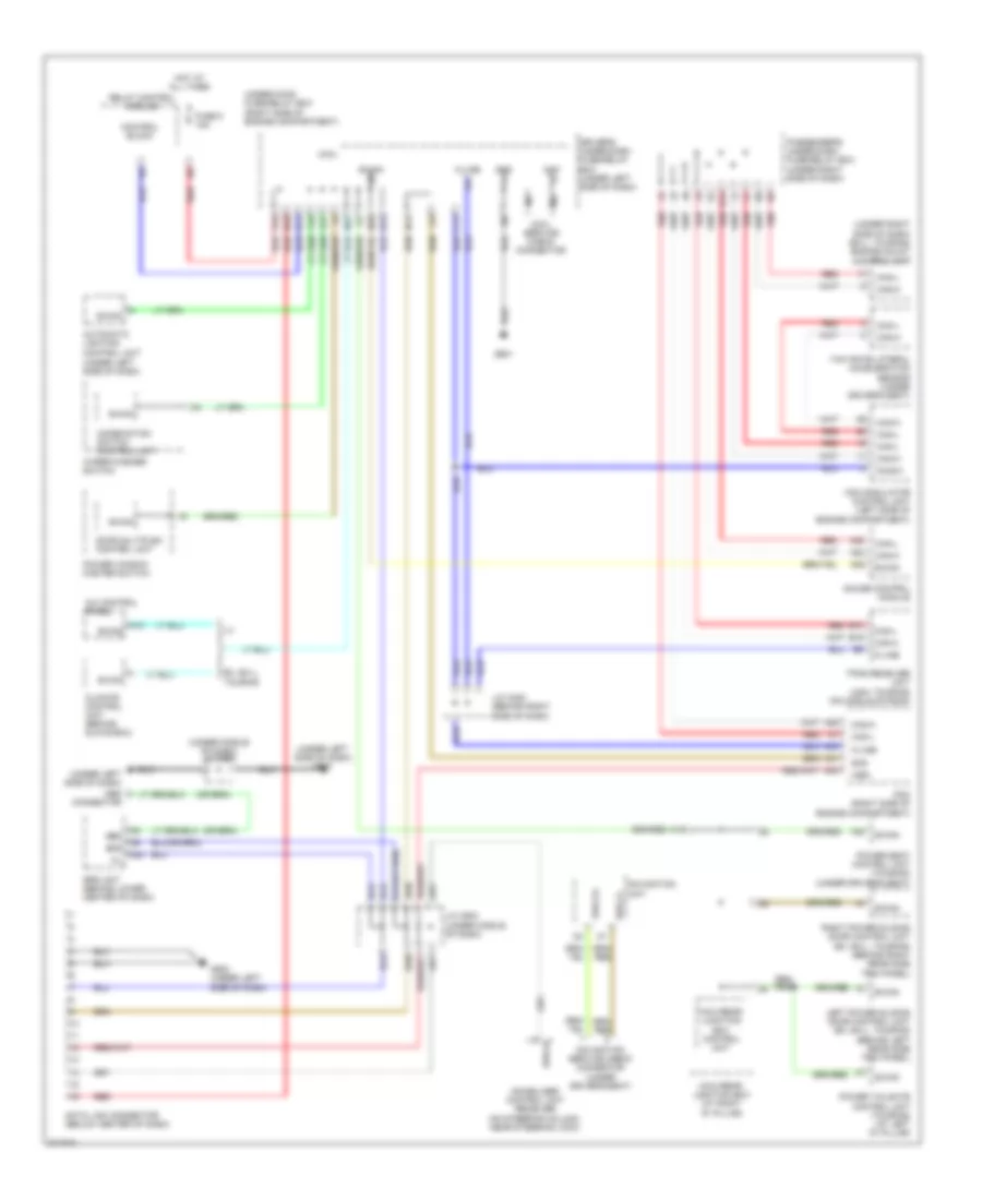 Computer Data Lines Wiring Diagram for Honda Odyssey Touring 2005