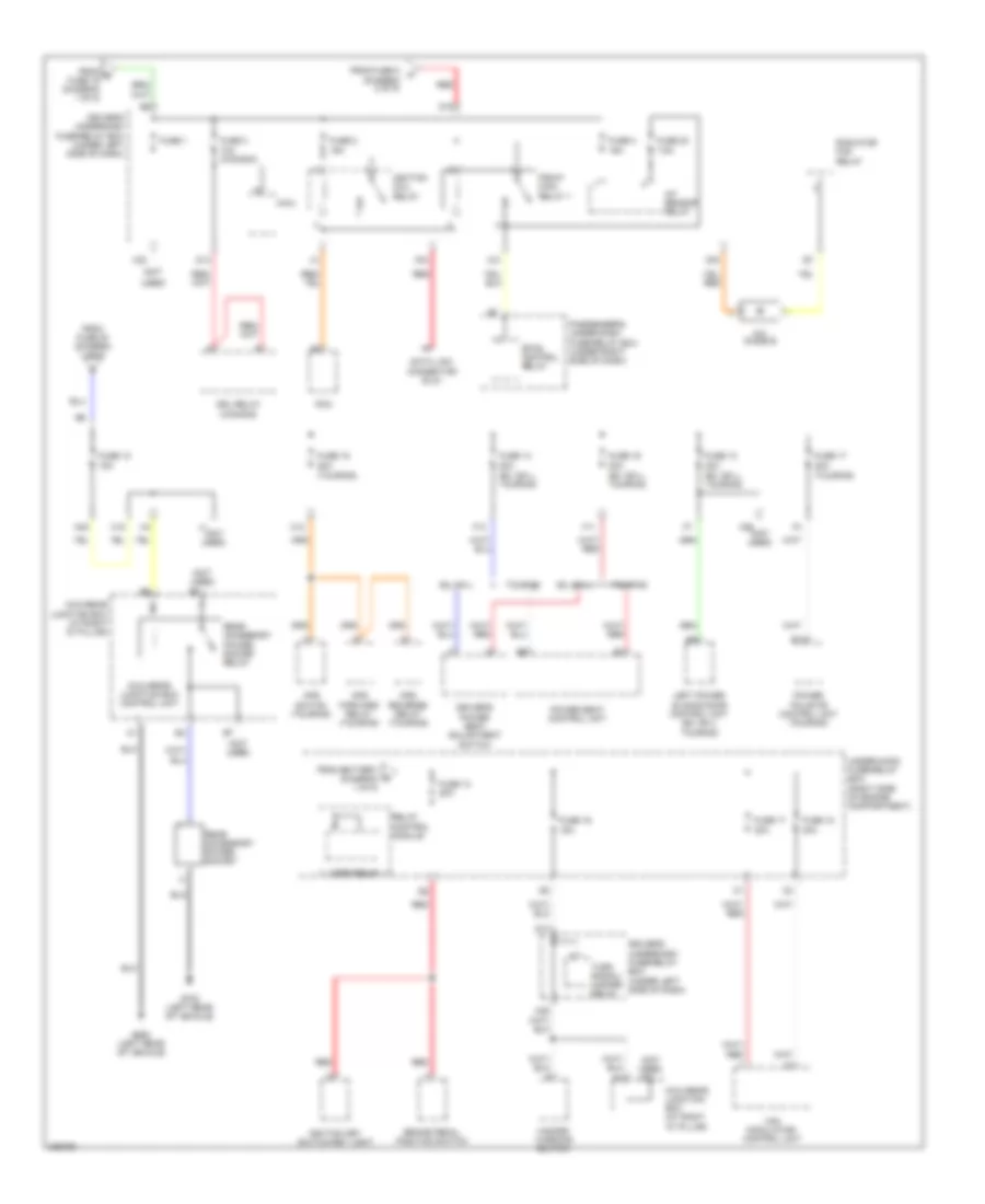 Power Distribution Wiring Diagram 5 of 5 for Honda Odyssey Touring 2005