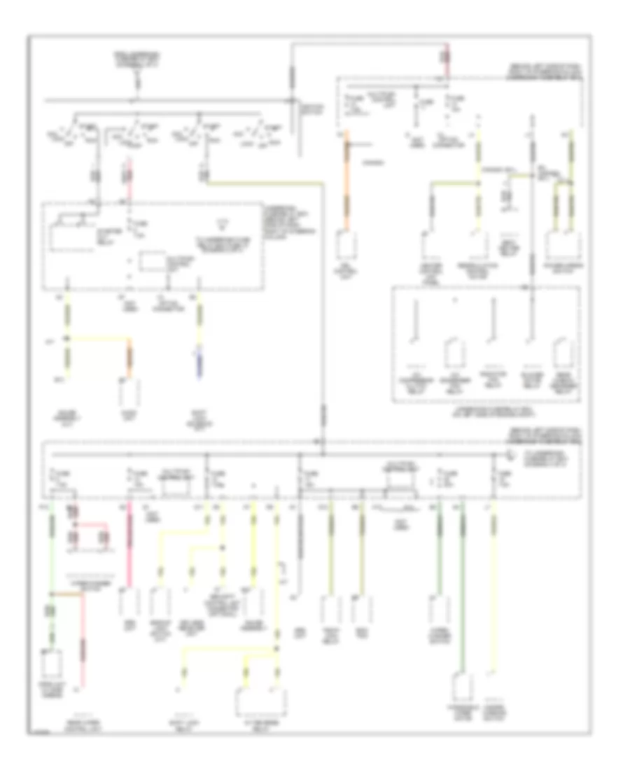 Power Distribution Wiring Diagram 3 of 4 for Honda CR V LX 2004