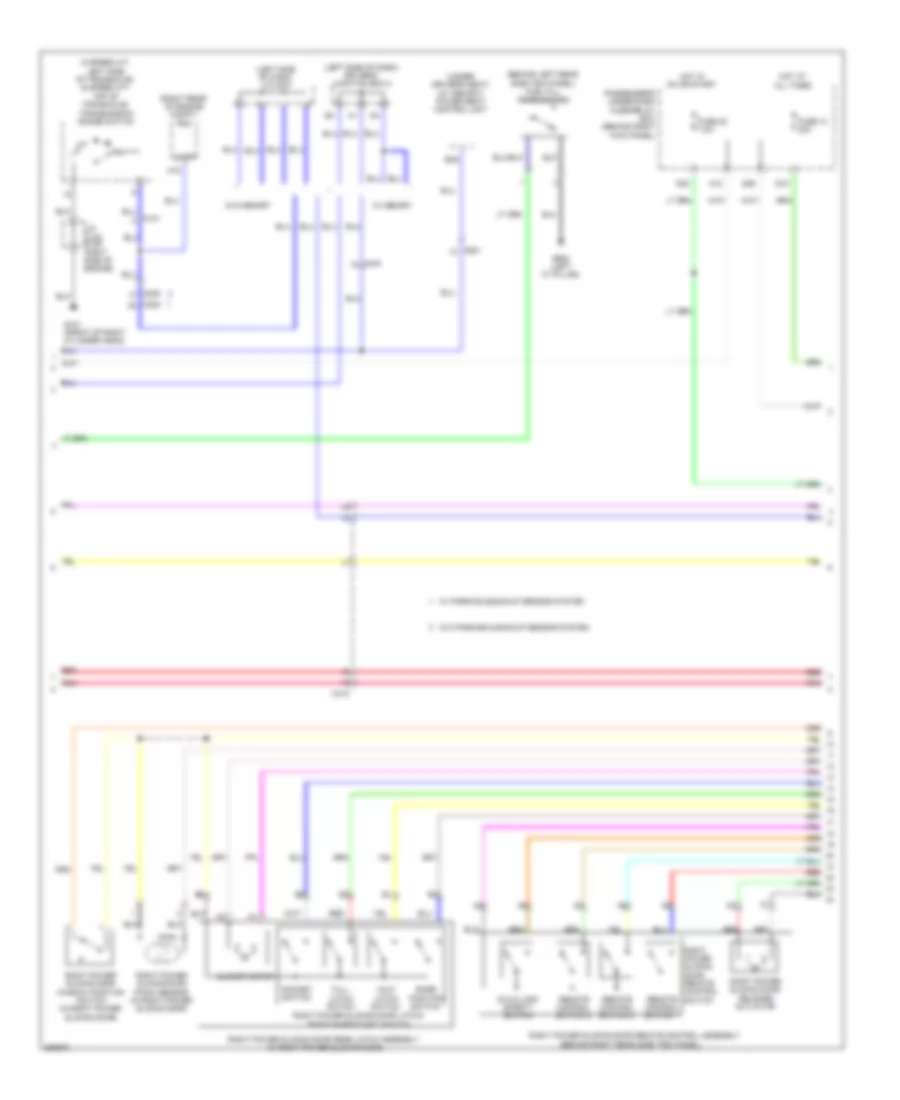 Power Sliding Door Wiring Diagram (3 of 4) for Honda Odyssey EX 2013