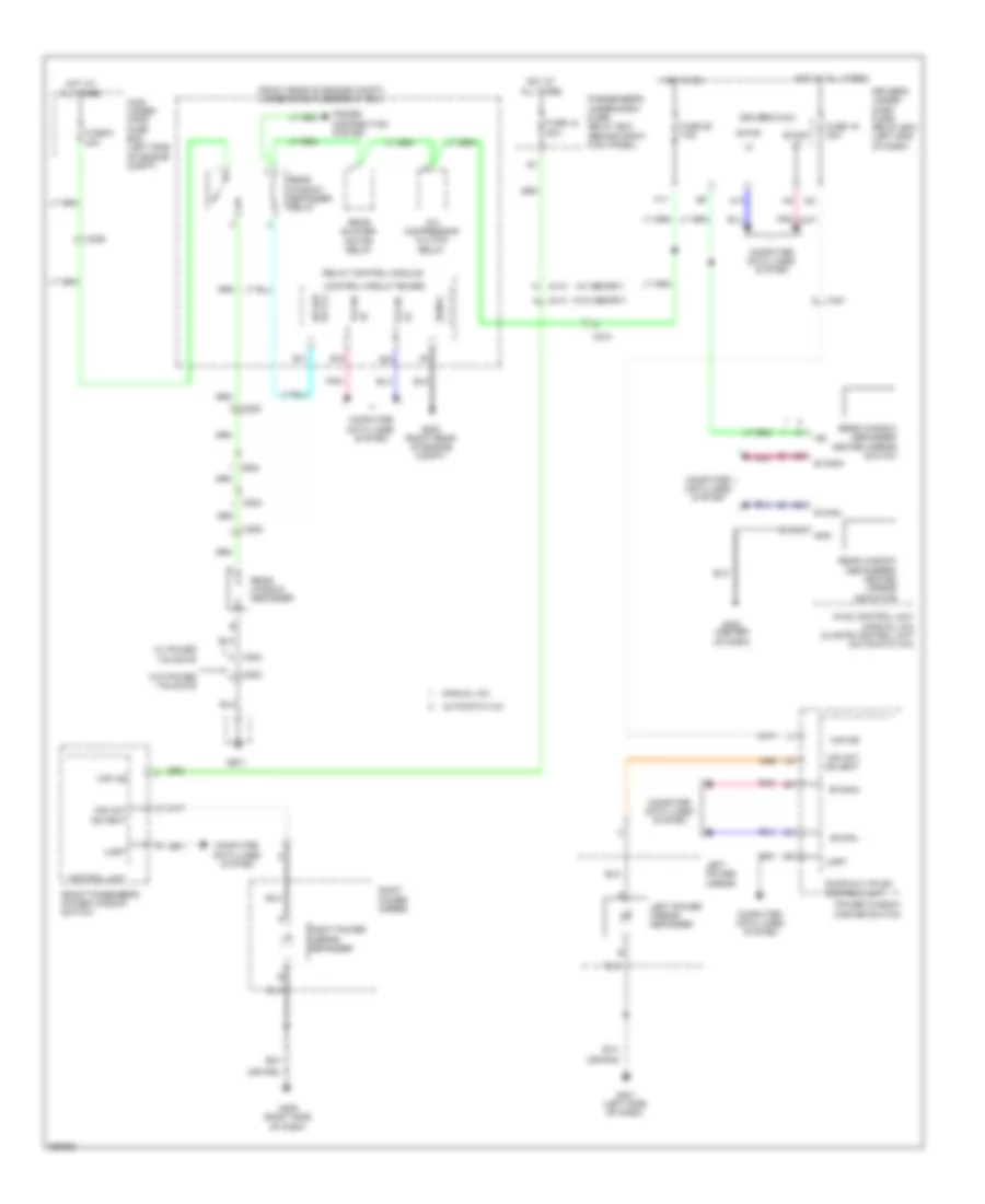 Defoggers Wiring Diagram for Honda Odyssey EX 2013