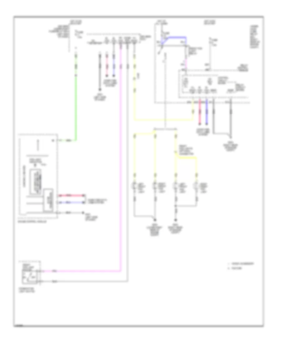 Fog Lamp Wiring Diagram for Honda Odyssey EX 2013