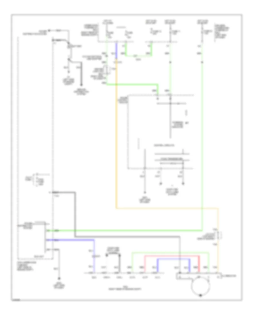 Charging Wiring Diagram for Honda Odyssey EX 2013