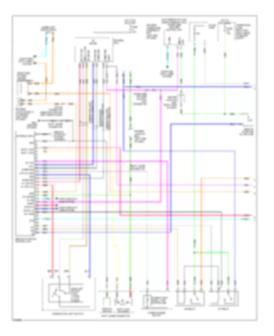 Remote Starting Wiring Diagram (1 of 2) for Honda Odyssey EX 2013
