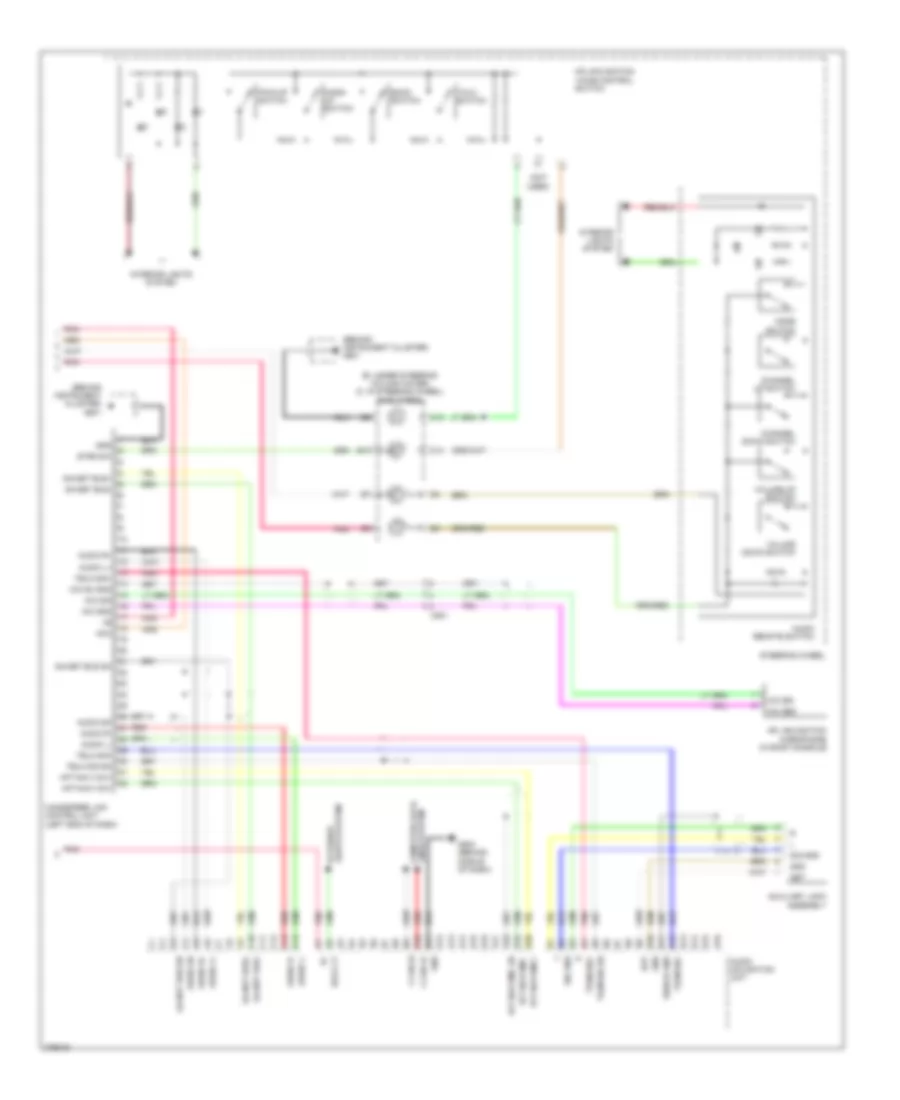 Navigation Wiring Diagram 2 of 2 for Honda Fit Sport 2012