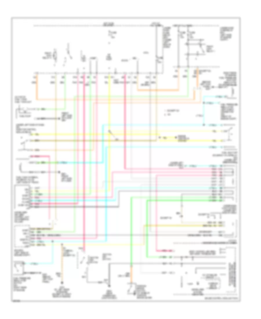 Immobilizer Wiring Diagram, Except Hybrid for Honda Civic LX 2008