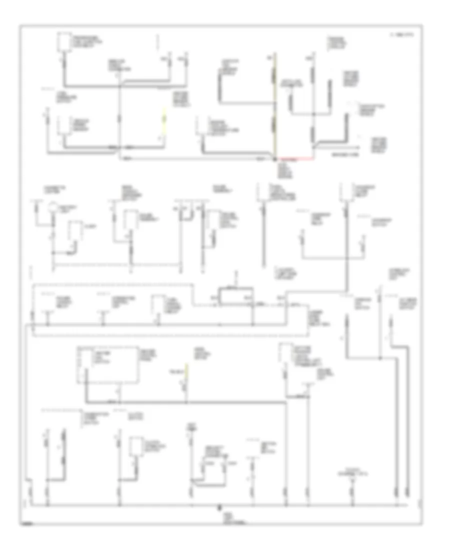 Ground Distribution Wiring Diagram (2 of 4) for Honda Civic CX 1995
