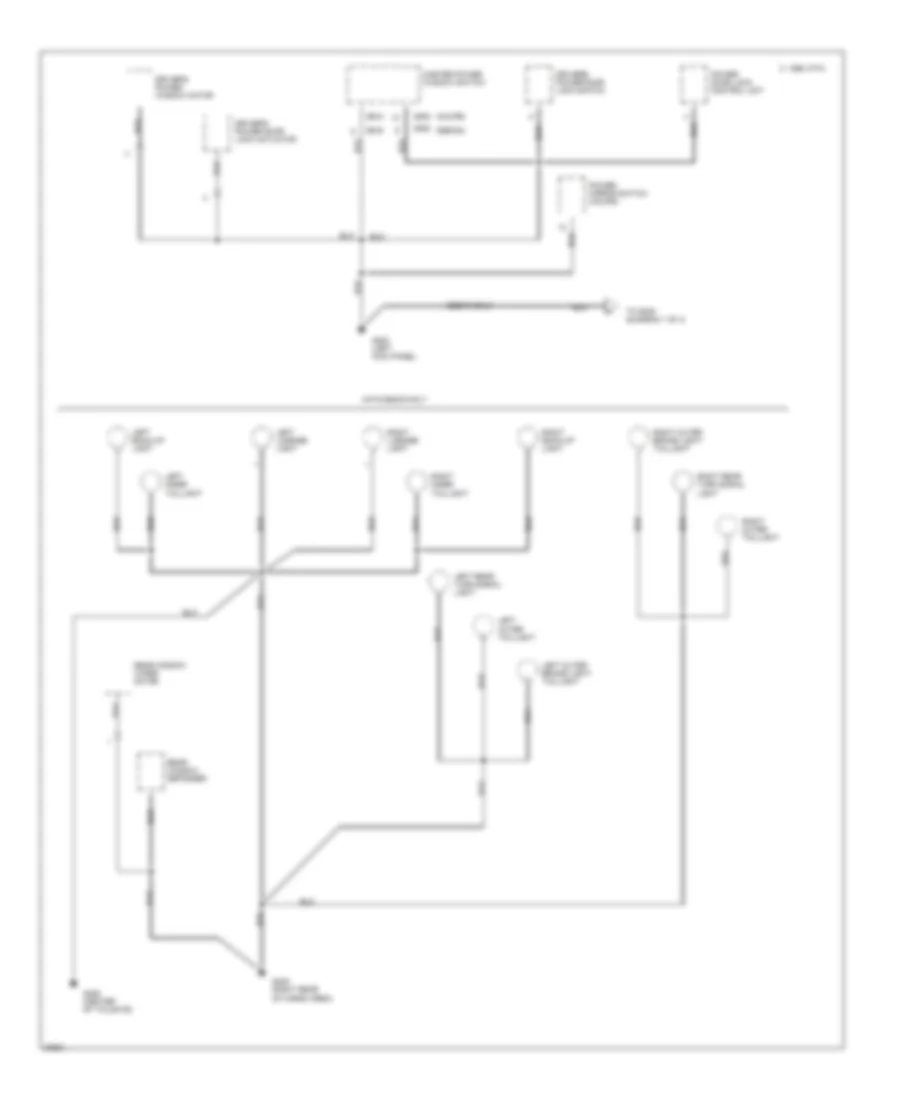 Ground Distribution Wiring Diagram 3 of 4 for Honda Civic CX 1995