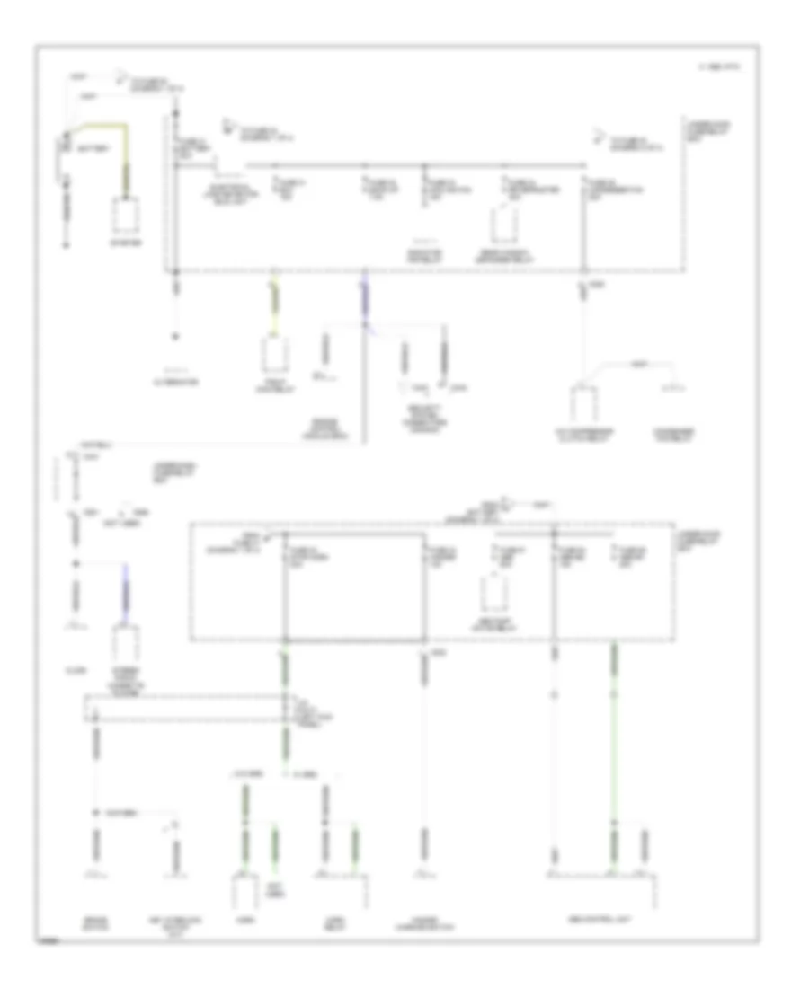 Power Distribution Wiring Diagram 1 of 4 for Honda Civic CX 1995