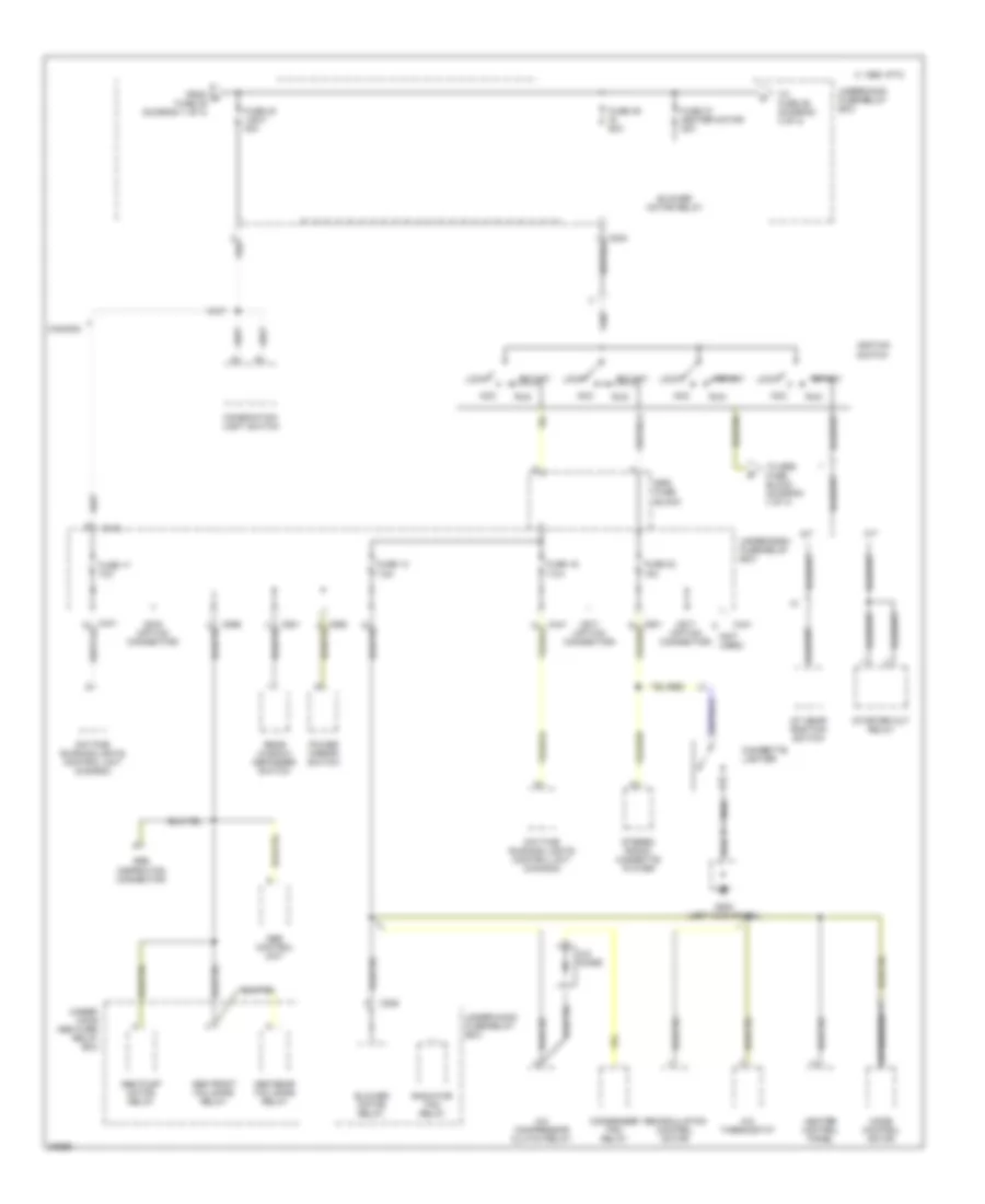 Power Distribution Wiring Diagram (2 of 4) for Honda Civic CX 1995