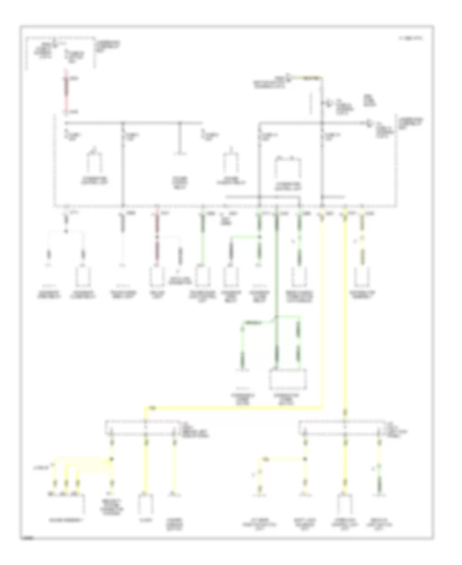 Power Distribution Wiring Diagram 3 of 4 for Honda Civic CX 1995