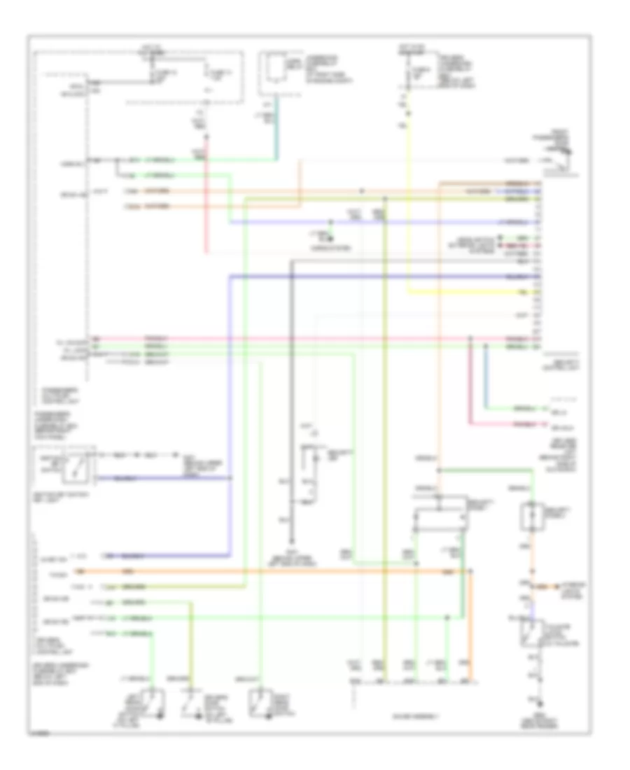 Forced Entry Wiring Diagram, LX for Honda Pilot EX 2005