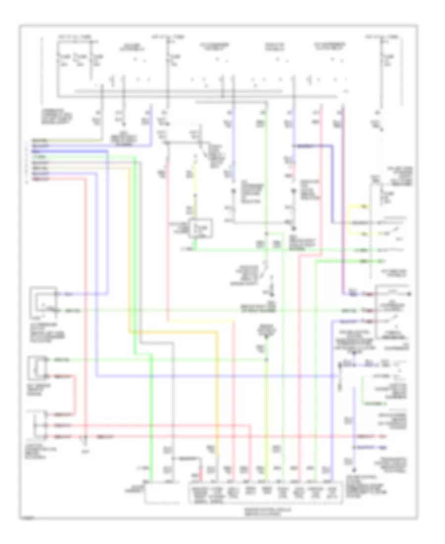 Automatic A C Wiring Diagram Hybrid 2 of 2 for Honda Civic DX 2003