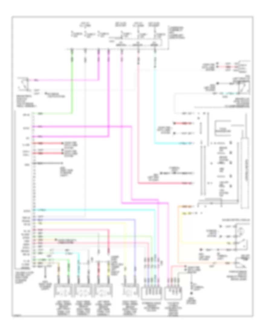 Anti-lock Brakes Wiring Diagram for Honda Insight 2012