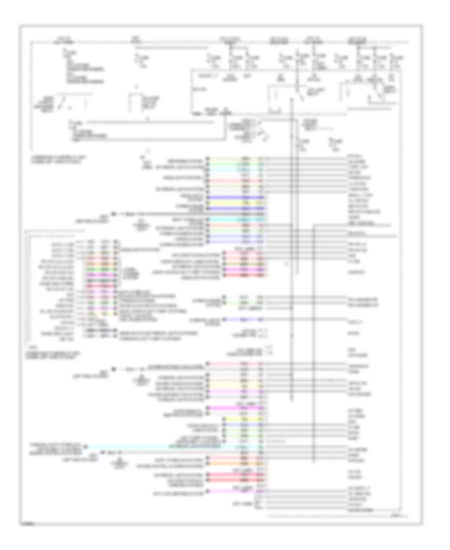 Body Control Modules Wiring Diagram (2 of 2) for Honda Insight 2012