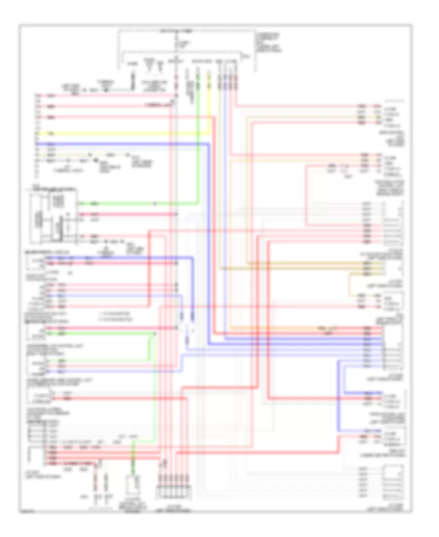 Computer Data Lines Wiring Diagram for Honda Insight 2012