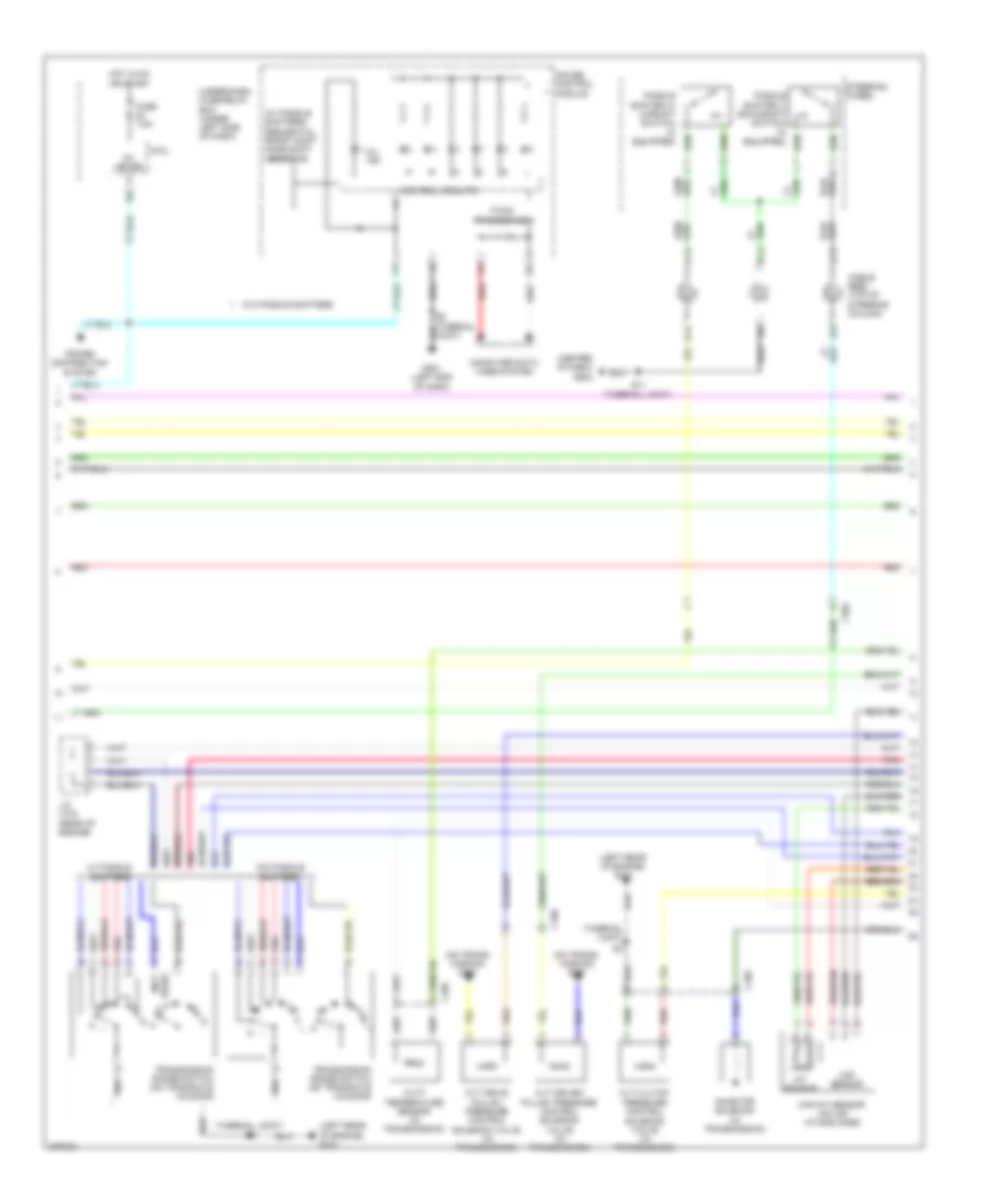 1.3L Hybrid, Engine Controls Wiring Diagram (2 of 5) for Honda Insight 2012