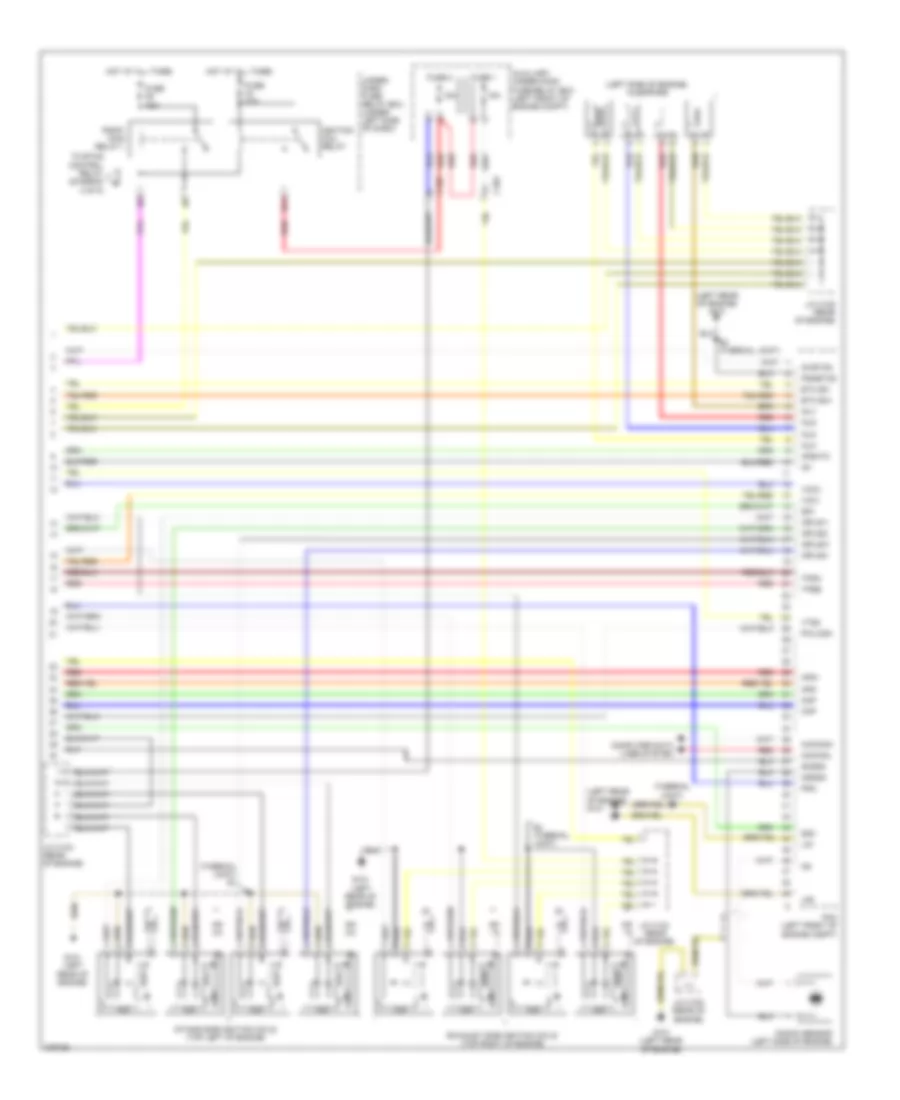 1.3L Hybrid, Engine Controls Wiring Diagram (5 of 5) for Honda Insight 2012