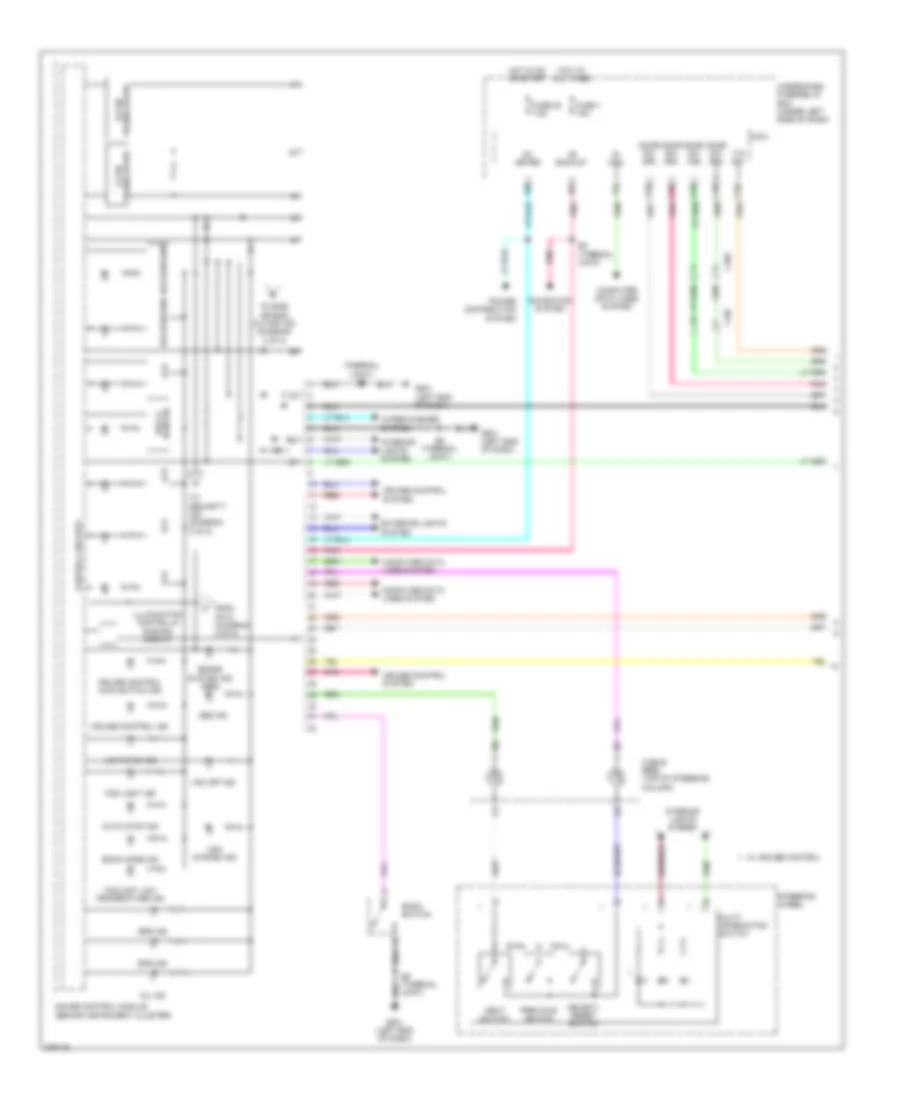 Instrument Cluster Wiring Diagram 1 of 2 for Honda Insight 2012