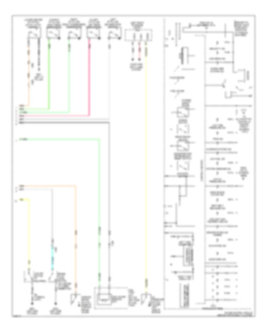 Instrument Cluster Wiring Diagram (2 of 2) for Honda Insight 2012