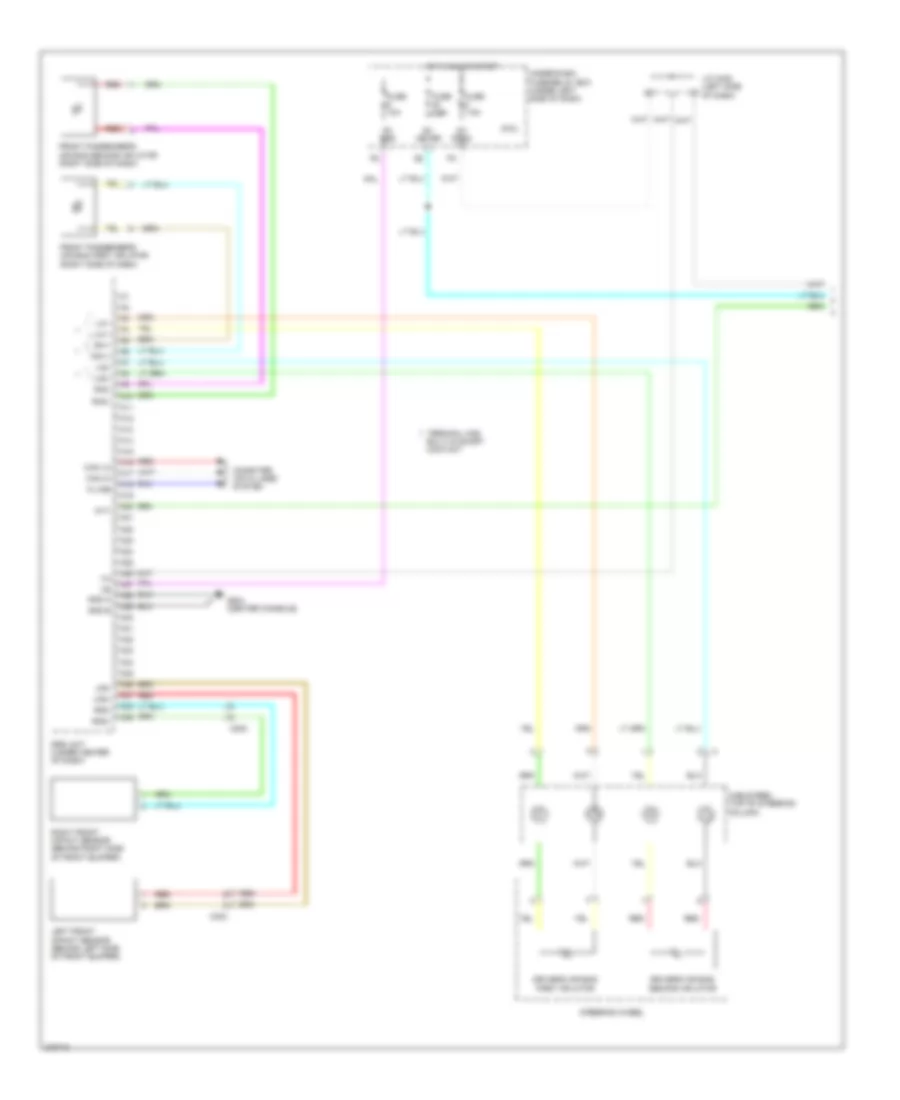 Supplemental Restraints Wiring Diagram 1 of 3 for Honda Insight 2012