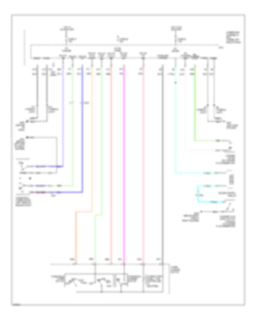 Front Wiper Washer Wiring Diagram for Honda Insight 2012