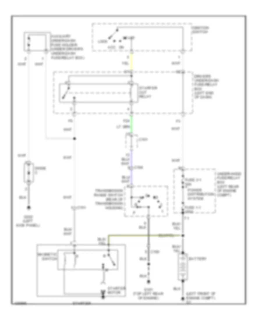 2 4L Starting Wiring Diagram for Honda Crosstour EX 2014
