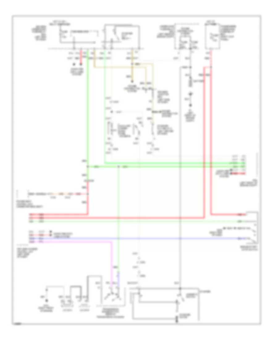 3.5L, Starting Wiring Diagram for Honda Crosstour EX 2014
