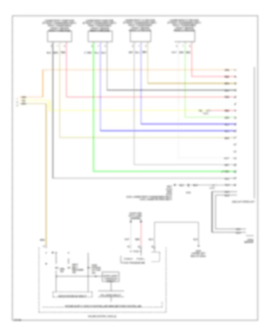 3.5L, Supplemental Restraints Wiring Diagram (3 of 3) for Honda Crosstour EX 2014