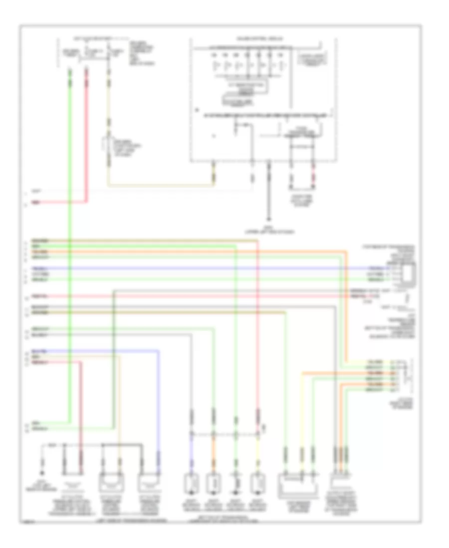 2.4L, Transmission Wiring Diagram (2 of 2) for Honda Crosstour EX 2014