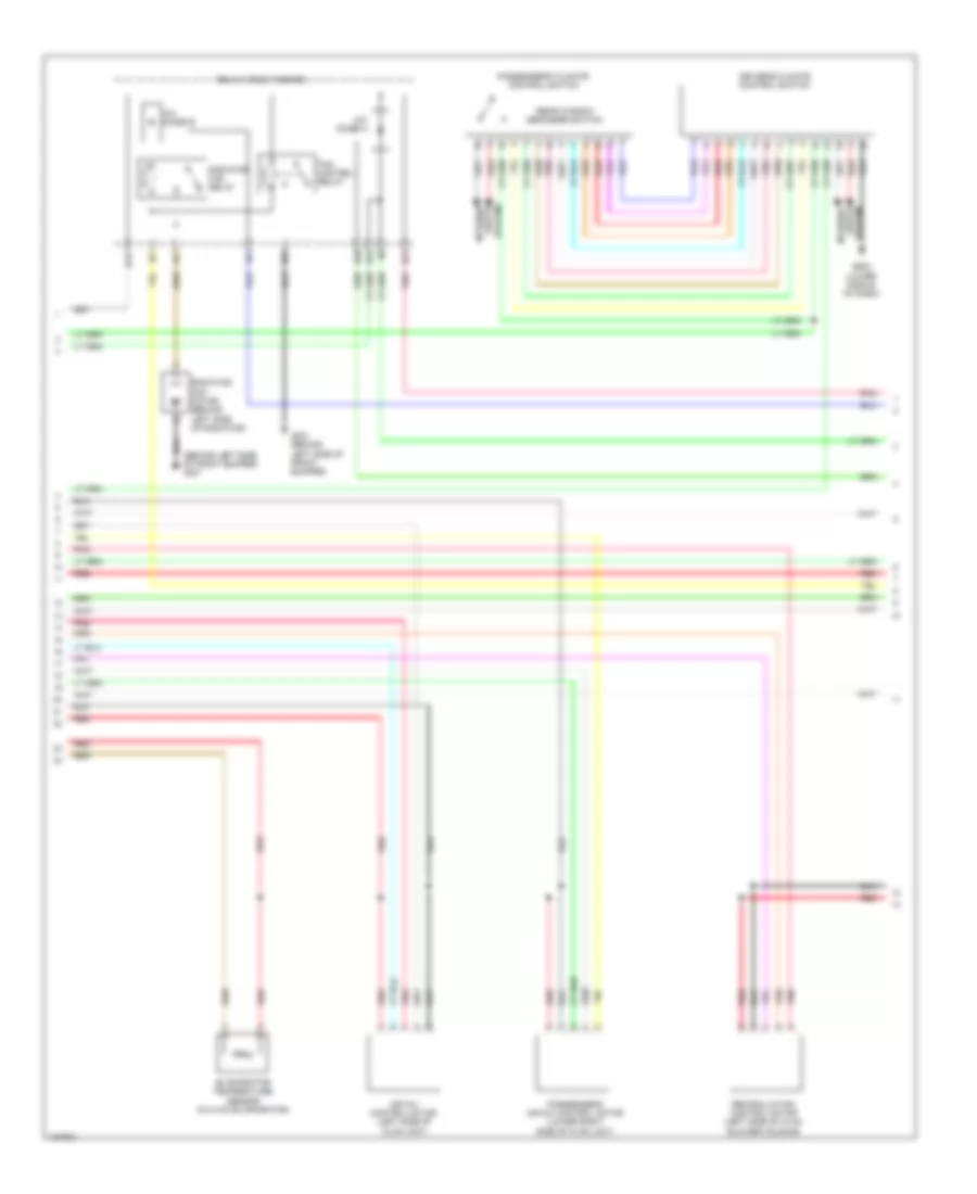 3.5L, Automatic AC Wiring Diagram (2 of 3) for Honda Crosstour EX 2014