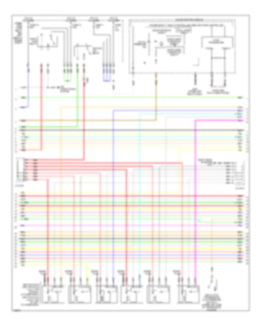 3.5L, Engine Performance Wiring Diagram (4 of 7) for Honda Crosstour EX 2014