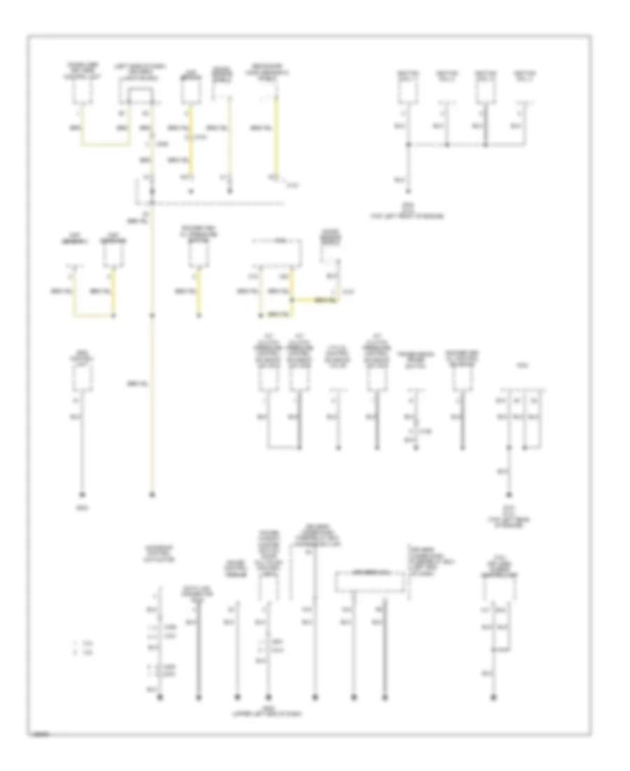 Ground Distribution Wiring Diagram (2 of 5) for Honda Crosstour EX 2014