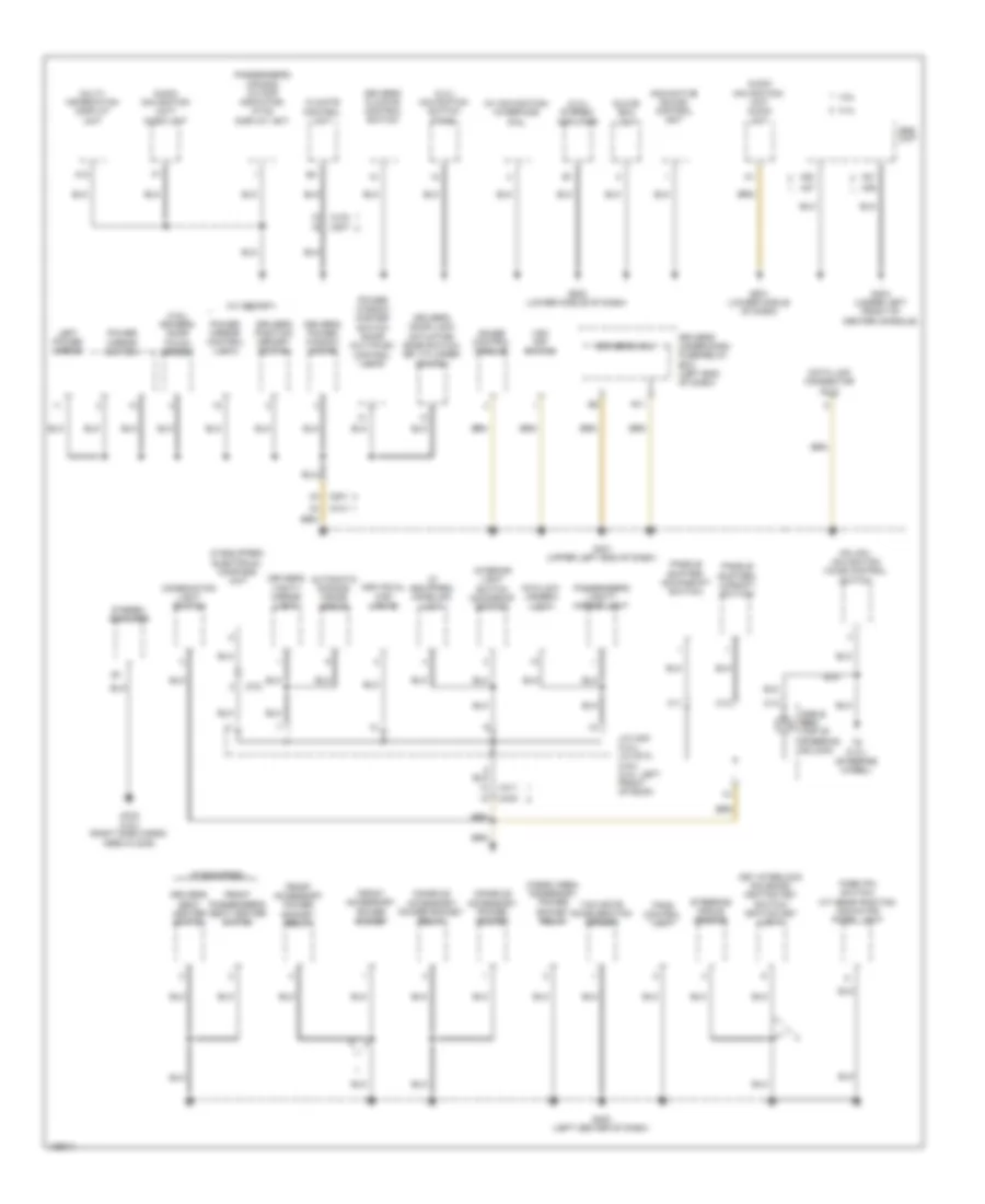 Ground Distribution Wiring Diagram (4 of 5) for Honda Crosstour EX 2014