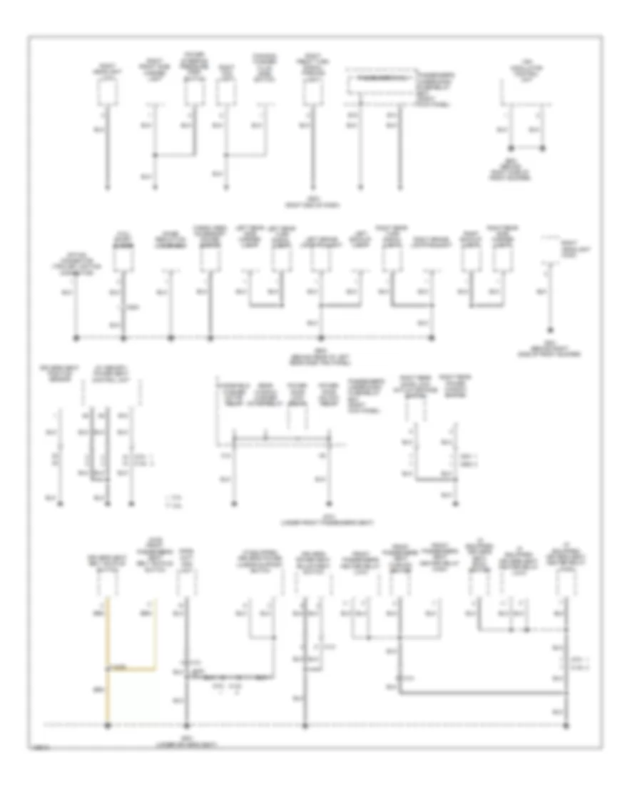 Ground Distribution Wiring Diagram (5 of 5) for Honda Crosstour EX 2014